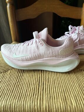 Nike Women's ReactX Infinity Run Pink Foam White Knit.